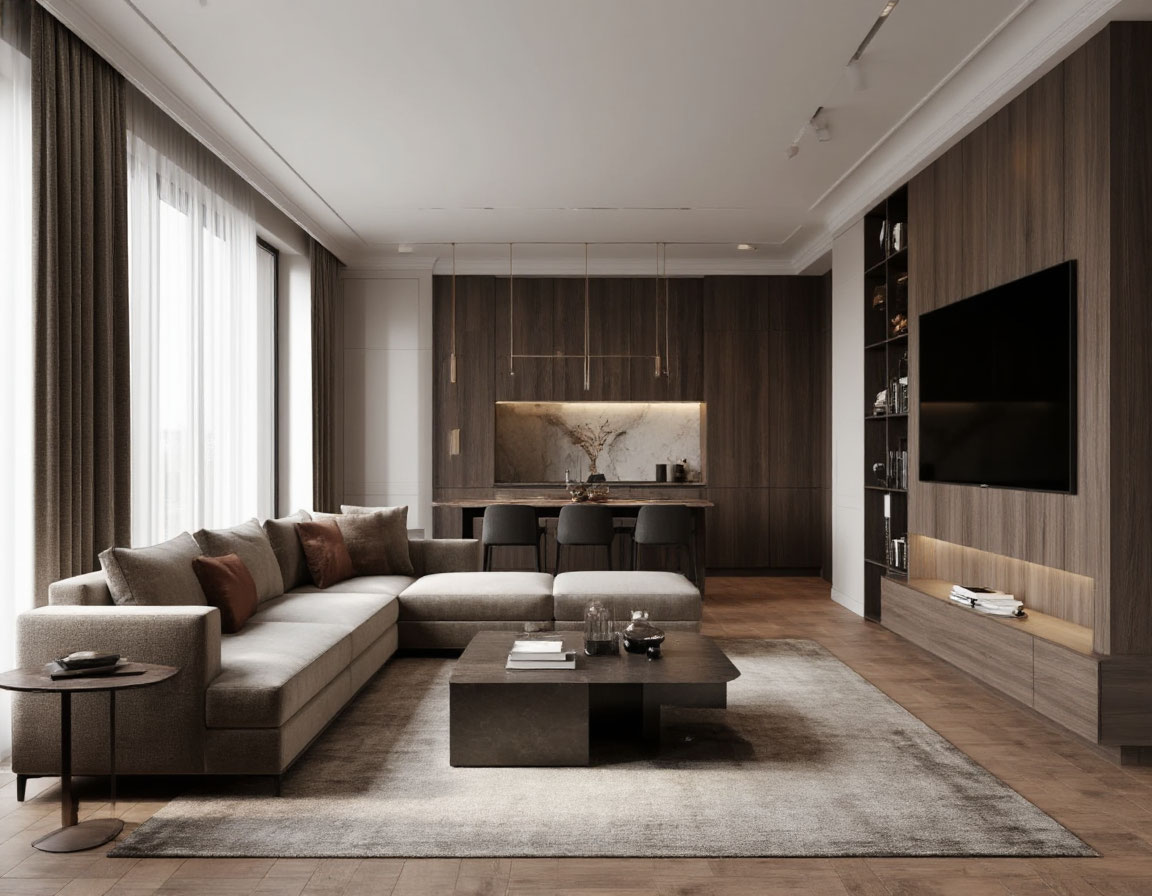 Отделка кухни в Москве