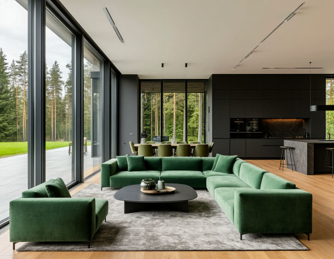 Фото ремонт эксклюзивной усадьбы в КП Millenium Park